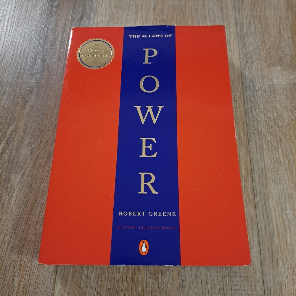 The 48 Laws of Power by Robert Greene - Red & Blue Paperback Used Copy